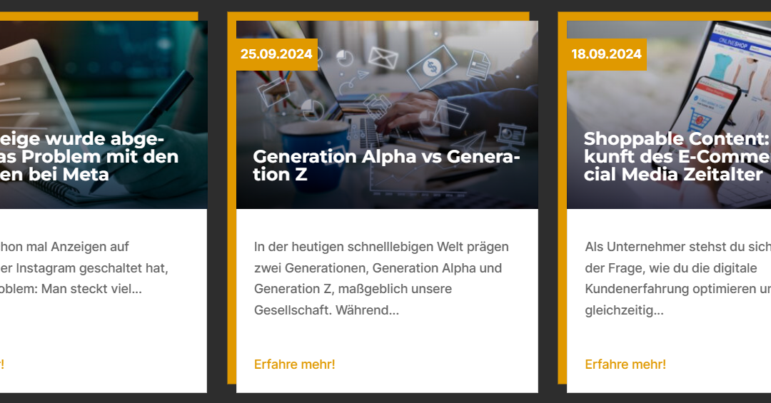 Unser neuer Blog ist online!